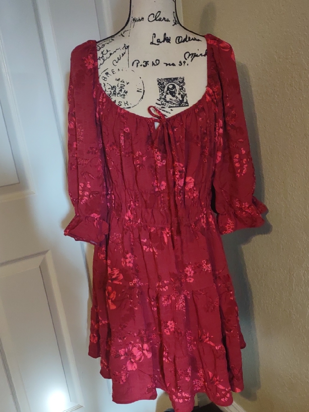 Mary & M Floral Dress Junior Size 2XL New